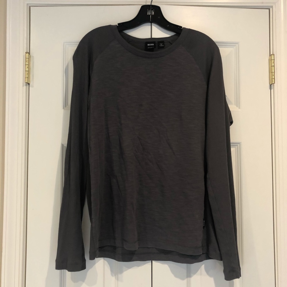 Hugo Boss Charcoal Long Sleeve